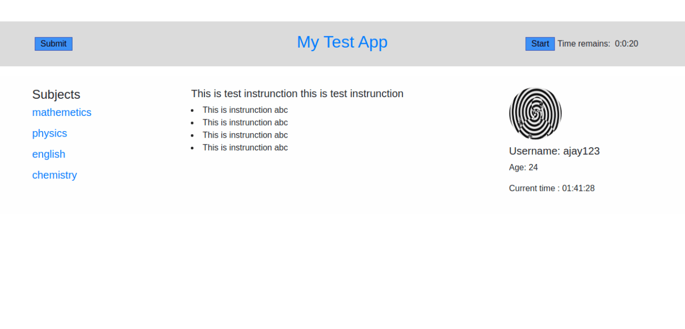 Fake Quiz App